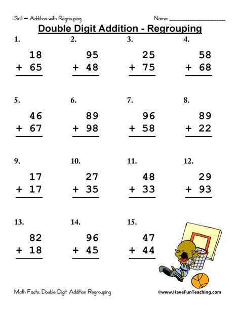 Addition with Regrouping .